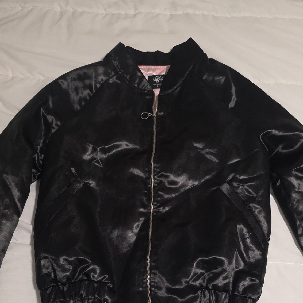 Valfre Black Bomber Jacket